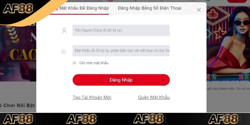 Các bước truy cập vào nền tảng