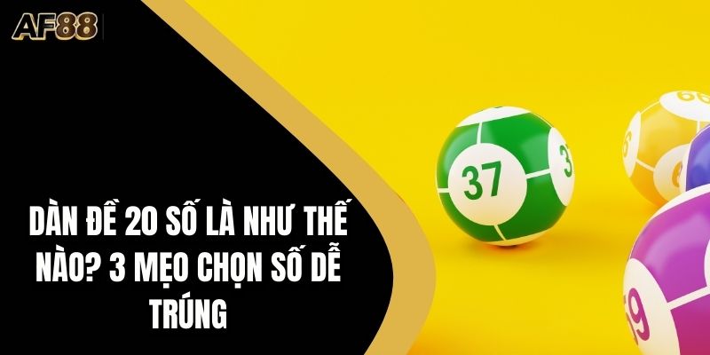 Dàn Đề 20 Số Là Như Thế Nào? 3 Mẹo Chọn Số Dễ Trúng